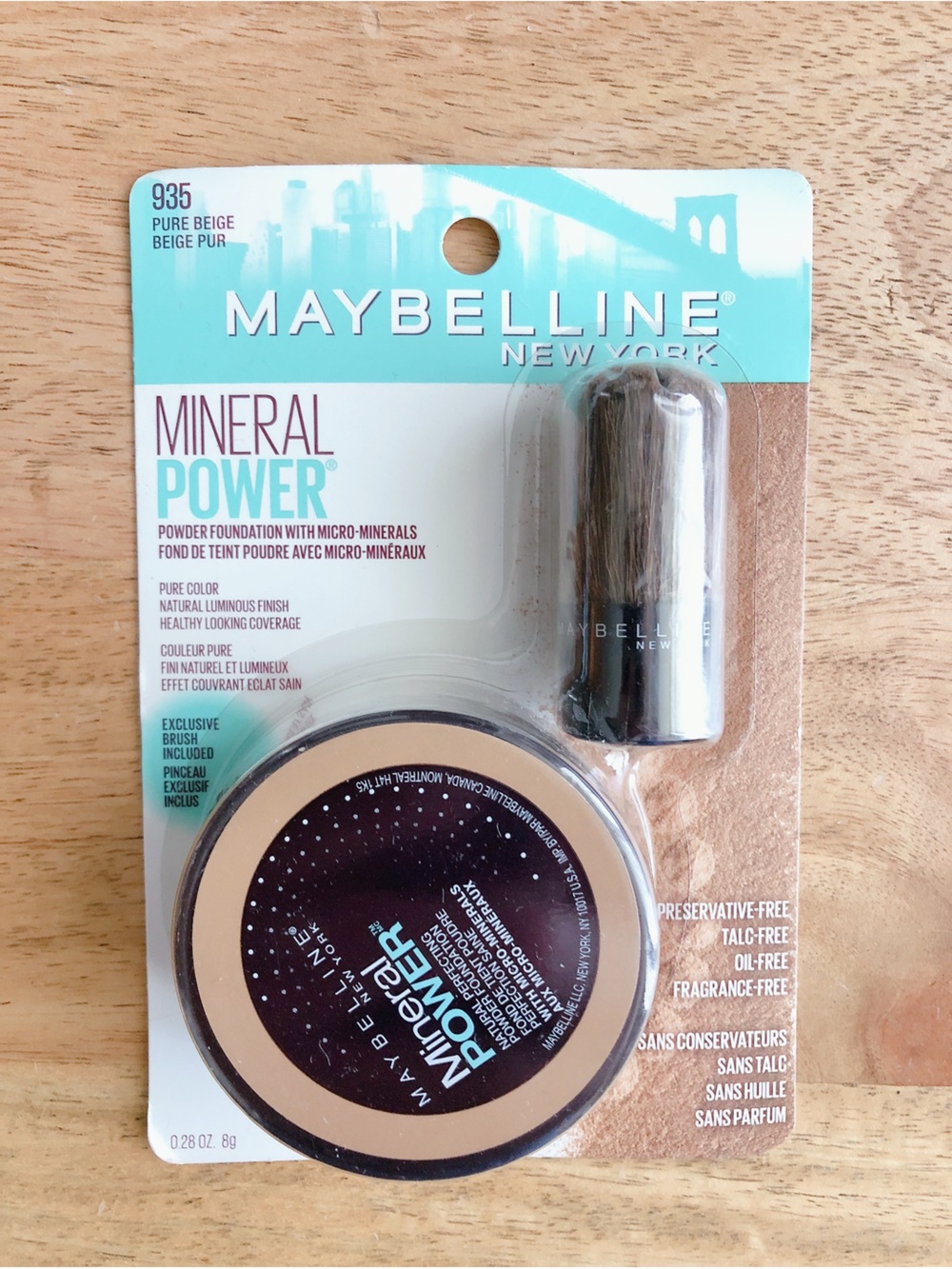 Maybelline Mineral Power Powder Foundation - Pure Beige (935) Discontinued